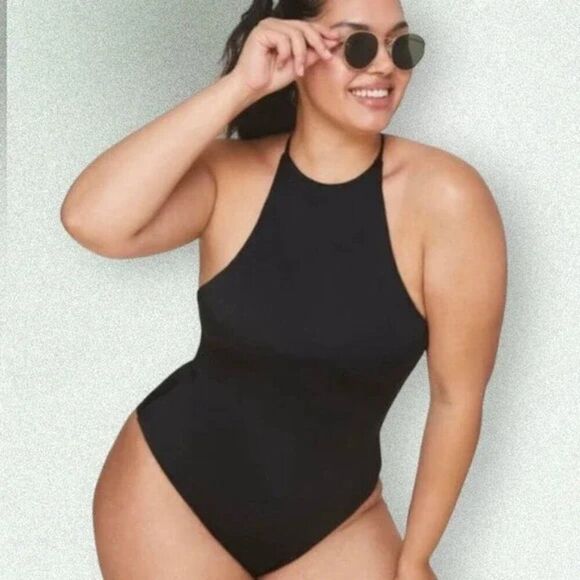 NWT Andie Swim The Asbury One Piece Black Swim Suit Size S - Picture 4 of 6